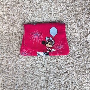 Minnie Mouse/Gray Dots Pocket Wallet‎ Card Holder Cute Disney Accessory Handmade